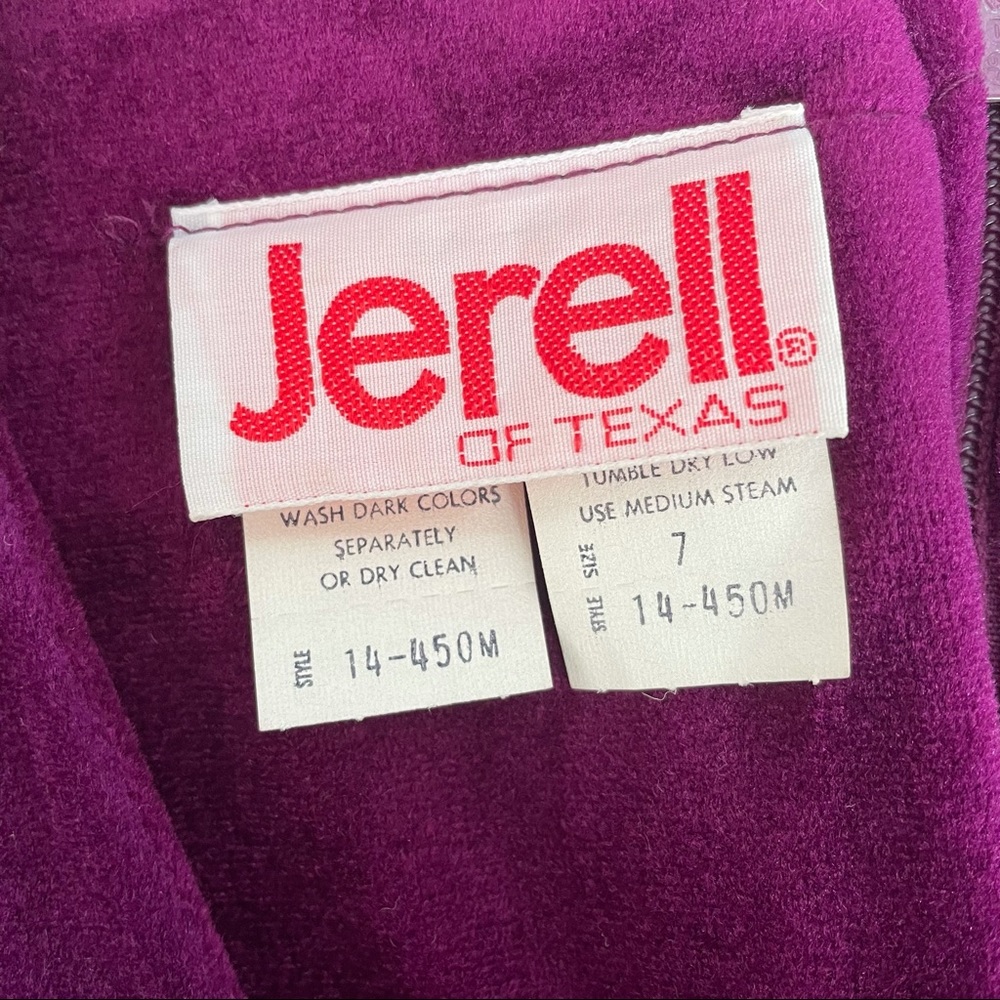 Vintage Velour Jumpsuit by Jerell of Texas SOLD - Picture 3 of 7
